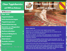 Tablet Screenshot of coener.de